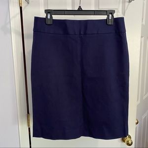 Banana Republic: Navy Blue Classic Pencil Skirt